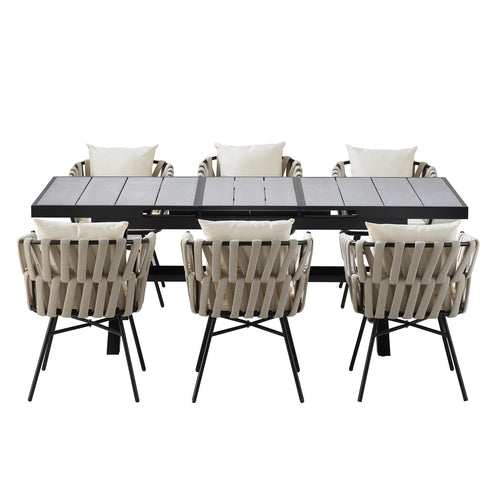 Discover unmatched flexibility in alfresco dining with six creatively