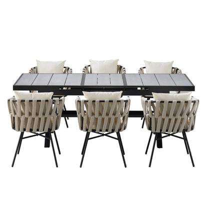 Discover unmatched flexibility in alfresco dining with six creatively