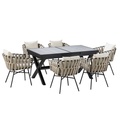 Discover unmatched flexibility in alfresco dining with six creatively