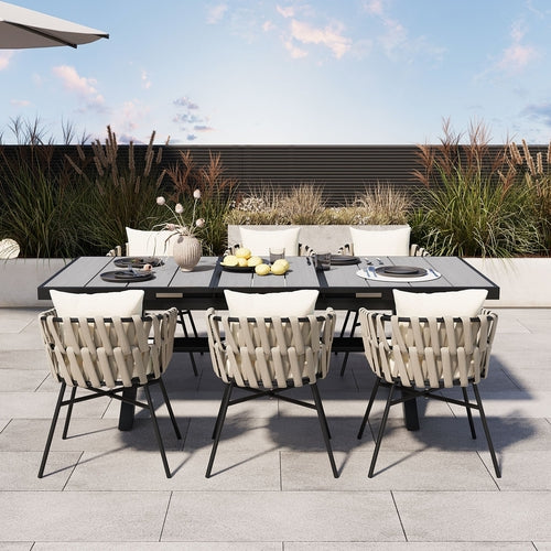 Discover unmatched flexibility in alfresco dining with six creatively