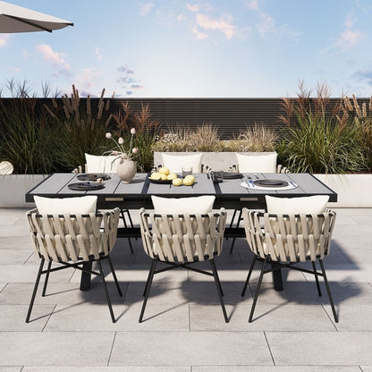 Discover unmatched flexibility in alfresco dining with six creatively