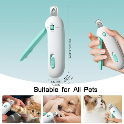 Professional Adjustable Pet Nail Trimmer – Cat & Dog Clippers for Small & Large Pets