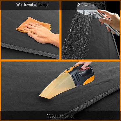 Waterproof Dog Car Seat Cover for Front & Back Seat – Foldable Pet Carrier Mat for Cars, SUVs & Trucks