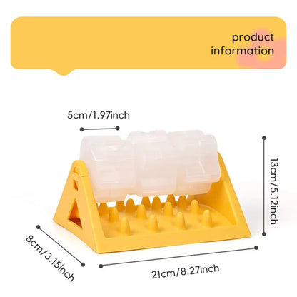 Interactive Puzzle Feeder Roller Dog & Cat Toy – Anxiety Relief & Controlled Feeding