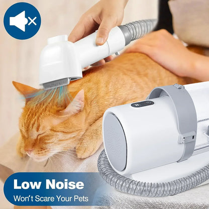 Dog Grooming Kit – 4 Clipper Combs, 2.5L Vacuum & 5 Tools for Shedding & Care